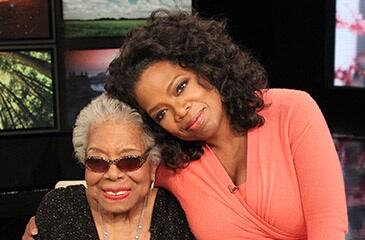 Maya Angelou & Oprah